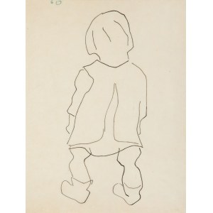 Władysław Strzemiński (1893 Mińsk Litewski - 1952 Łódź), Dziecko stojące od tyłu, 1949