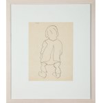 Władysław Strzemiński (1893 Mińsk Litewski - 1952 Łódź), Dziecko stojące od tyłu, 1949