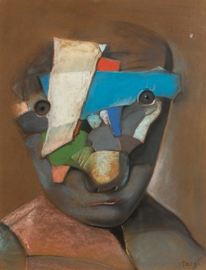 Stasys Eidrigevicius (ur. 1949, Mediniszki na Litwie), Bez tytułu, 1989