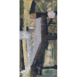 Aleksander Kobzdej (1920 Olesko - 1972 Warszawa), Kompozycja, 1958