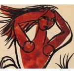 Monika Piwowarska (1914 Orenburg, Rosja - 2006 Warszawa), Zmysłowa Indianka, lata 60. XX w.