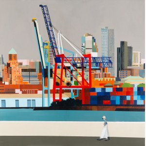 Malgorzata Sobinska (b. 1985, Czestochowa), Industrial city 2, 2024