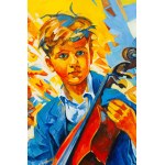 Sławomir Mściwoj Gębczyński (geb. 1984, Szczecin), Blaue Rhapsodie, 2024