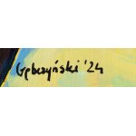 Sławomir Mściwoj Gębczyński (geb. 1984, Szczecin), Blaue Rhapsodie, 2024