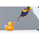 Aleksandra Lacheta (geb. 1992), Begegnung mit einem seltsamen Vogel, 2024