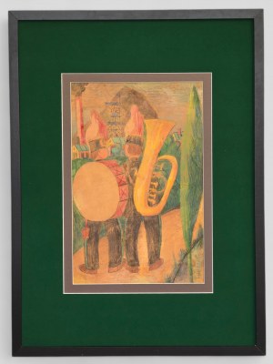 Paweł WRÓBEL (1913-1984), „Przyjaciele” (1976)