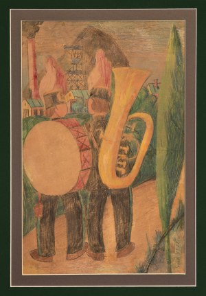 Paweł WRÓBEL (1913-1984), „Przyjaciele” (1976)