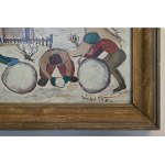 Paweł WRÓBEL (1913-1984), „Zabawa na śniegu” (1971)