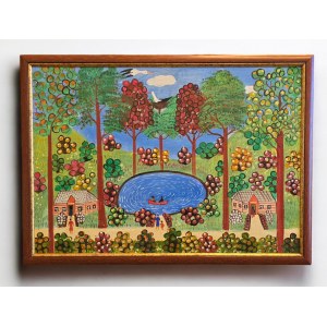 Maria KORSAK (1908-2002), „Bociany (2 poł. XX w.)