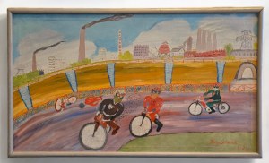 Jerzy SEWINA (1932-2001), „Zawody żużlowe” (1979)