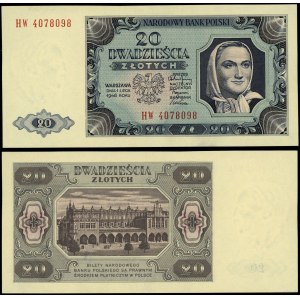 Polska, 20 złotych, 1.07.1948