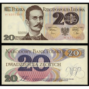 Polska, 20 złotych, 1.06.1982