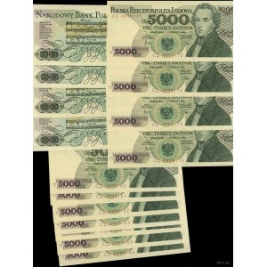 Polska, 15 x 5.000 zł (kolejna numeracja), 1.06.1982
