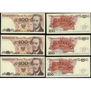 Polska, 3 x 100 złotych, 1.12.1988