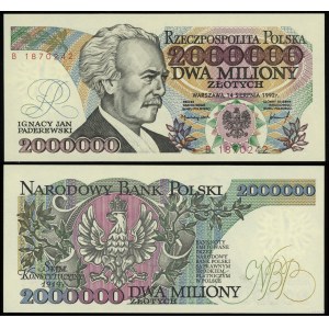 Polska, 2.000.000 złotych, 14.08.1992