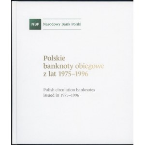 akcesoria numizmatyczne, klaser po zestawie - banknoty polskie 1975-1996 (bez banknotów)