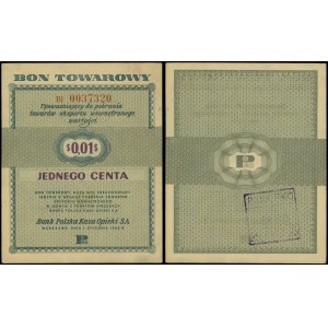 Polska, 1 cent, 1.01.1960