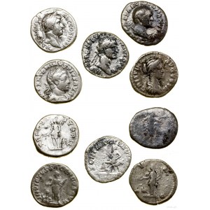Roman Empire, 5 x denarius set, Rome