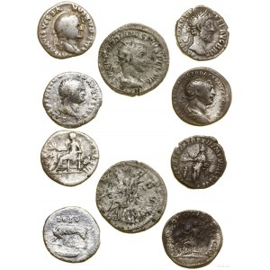 Empire romain, ensemble de 5 pièces, Rome