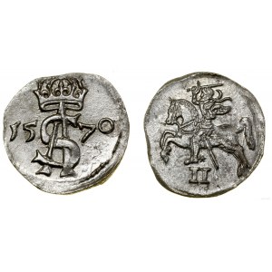 Poland, dwudenar, 1570, Vilnius