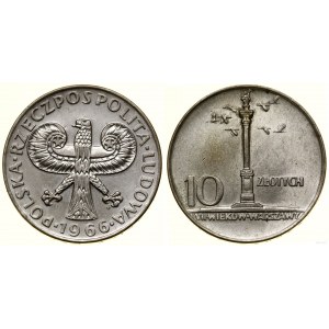 Polska, 10 złotych, 1966, Warszawa