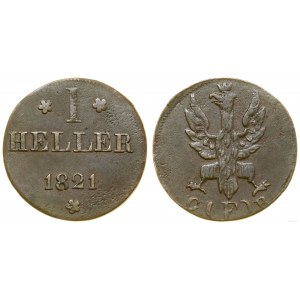 Germany, halerz, 1821 GFB, Frankfurt