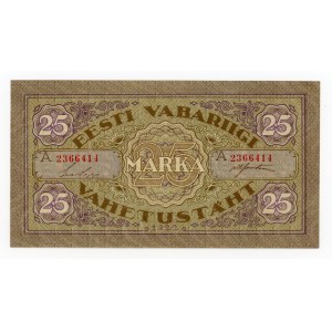 Estonia, 25 marks 1922 A (1564)