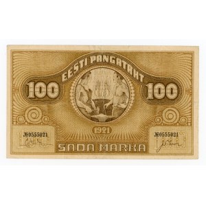 Estonia, 100 marks 1921 (1566)