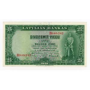 Latvia, 25 Latu 1938 (1579)
