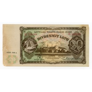 Latvia, 20 Latu 1936 (1583)