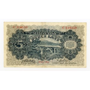 Latvia, 5 Latu 1940 C (1584)