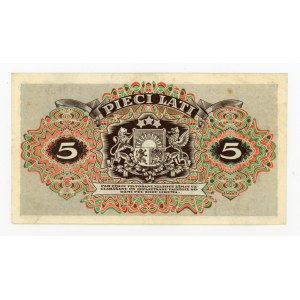 Latvia, 5 Latu 1940 C (1584)