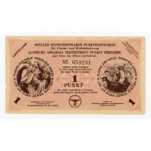 Latvia, German Occupation, 1 point 1945 (1586)