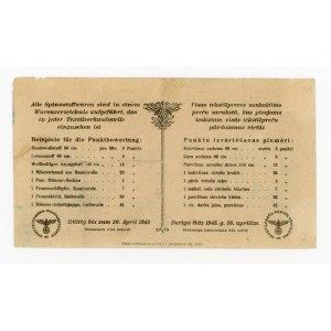 Łotwa, Okupacja Niemiecka, 1 punkt 1945 (1587)