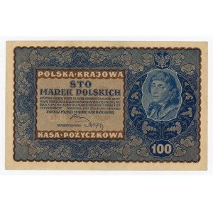 II RP, 100 mkp 1919 IJ Serja N (104)