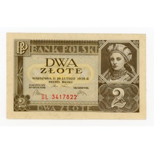 II RP, 2 gold 1936 DŁ (141)