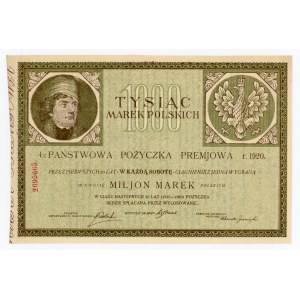 II RP, 4% Państwowa Pożyczka Premiowa 1920 na 1.000 mkp (146)