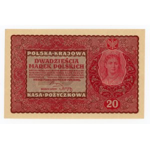 II RP, 20 mkp 1919 II Serja EY (151)