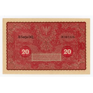 II RP, 20 mkp 1919 II Serja DQ (152)