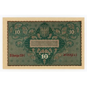 II RP, 10 mkp 1919 II Serja DH (157)
