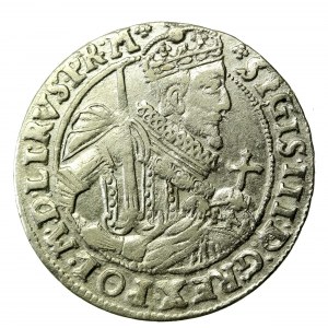 Zygmunt III Waza, Ort 1623, Bydgoszcz, PR.M, ładny. Rzadka korona(551)