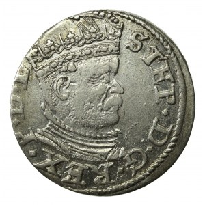 Stefan Batory, Trojak 1586, Ryga (611)
