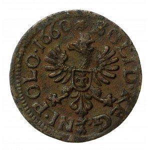 Jan II Kazimierz , Szeląg 1660 TLB, Ujazdów (660)