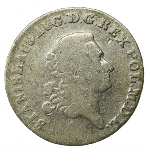Stanislaw August Poniatowski, zloty (4 pennies) 1766 F.S (667)