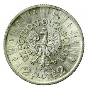 II RP, 2 zloty 1934, Pilsudski (701)