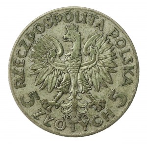 II RP, 5 złotych 1932 ZZM, Głowa Kobiety (724)