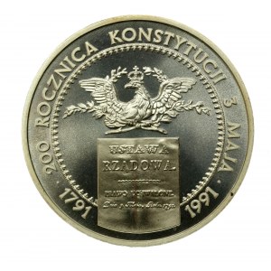 Third Republic, 200,000 1991, 200th anniversary of the May 3 Constitution (801)