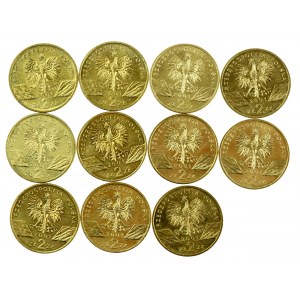 The 3rd Republic, set of 2 gold 2001, the Queen's Spear. 11 pieces total. (833)