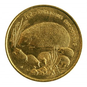 III RP, 2 gold 1996 Hedgehog (835)