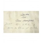Jan Lebenstein ( 1930 - 1999 ), Scéne Champetre, 1966